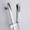 Milano Arvo - Modern Square Riser Rail Hand Shower Kit with Smooth Hose - Chrome