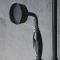Milano Elizabeth - Traditional Riser Rail Kit with Hand Shower and Integrated Elbow - Black