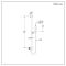Milano Elizabeth - Traditional Riser Rail Kit with Hand Shower and Integrated Elbow - Brushed Brass