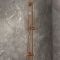 Milano Otto - Modern Round Riser Rail Kit with Hand Shower and Integrated Elbow - Choice of Finish