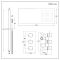 Milano Lyra - Thermostatic Shower with Thin Fixed Shower Head and Riser Rail with Hand Shower (2 Outlet) - Brushed Brass