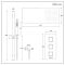 Milano Arvo - Chrome Thermostatic Shower with Shower Head, Hand Shower and Riser Rail (2 Outlet)