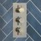 Milano Monet - Thermostatic Shower with Recessed Shower Head and Hand Shower - Antique Brass (2 Outlet)