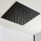 Milano Nero - Black Thermostatic Shower with Recessed Shower Head and Hand Shower (2 Outlet)