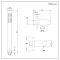 Milano Nero - Black Thermostatic Shower with Recessed Shower Head and Hand Shower (2 Outlet)