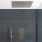 Milano Amara - Thermostatic Shower with Recessed Shower Head and Hand Shower - Aged Bronze