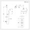 Milano Elizabeth - Brushed Brass Traditional Thermostatic Shower with Riser Rail and Shower Head (2 Outlet)