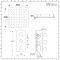 Milano Hunston - Brushed Nickel Thermostatic Shower with Recessed Shower Head and Hand Shower (2 Outlet)