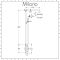 Milano Elizabeth - Chrome and Black Traditional Triple Exposed Thermostatic Shower with Grand Rigid Riser Rail (2 Outlet)