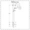 Milano Elizabeth - Chrome and Black Traditional Triple Exposed Thermostatic Shower with Grand Rigid Riser Rail (2 Outlet)
