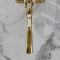 Milano Elizabeth - Brushed Brass Traditional Triple Exposed Thermostatic Shower with Grand Rigid Riser Rail and Bath Spout (3 Outlet)
