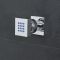 Milano Arvo - Chrome Thermostatic Shower with Diverter, Recessed Shower Head, Hand Shower, Body Jets and Riser Rail (3 Outlet)