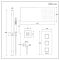 Milano Arvo - Chrome Thermostatic Shower with Diverter, Thin Fixed Shower Head, Body Jets and Riser Rail with Hand Shower (3 Outlet)