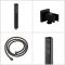 Milano Preto - Black Thermostatic Shower with Diverter, Shower Head, Hand Shower and Body Jets (3 Outlet)