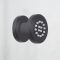 Milano Nero - Black Thermostatic Shower with Diverter, Recessed Shower Head, Hand Shower and Body Jets (3 Outlet)