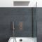 Milano Amara - Thermostatic Shower with Diverter, Recessed Shower Head, Hand Shower and Overflow Bath Filler - Aged Bronze