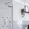 Milano Elizabeth - Traditional Concealed Thermostatic Triple Diverter Shower Valve - Chrome and White