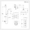 Milano Elizabeth - Brushed Brass Traditional Thermostatic Shower with Diverter, Shower Head, Body Jets and Riser Rail (3 Outlet)