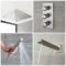 Milano Ashurst - Brushed Nickel Thermostatic Shower with Diverter, Recessed Shower Head, Hand Shower, Riser Rail and Bath Spout (3 Outlet)