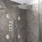 Milano Otto - Modern Thermostatic Shower with Wall Mounted Shower Head, Body Jets and Hand Shower - Choice of Finish (3 Outlets)