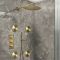 Milano Otto - Modern Thermostatic Shower with Wall Mounted Shower Head, Body Jets and Hand Shower - Choice of Finish (3 Outlets)