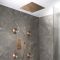 Milano Otto - Modern Thermostatic Shower with Recessed Shower Head, Body Jets and Hand Shower - Choice of Finish (3 Outlets)