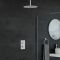Milano Mirage - Chrome Thermostatic Shower with Ceiling Mounted Shower Head (1 Outlet)
