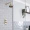 Milano Elizabeth - 150mm Traditional Apron Shower Head - Brushed Gold