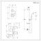 Milano Elizabeth - Brushed Copper Traditional Thermostatic Shower with Round Hand Shower and Riser Rail (1 Outlet)