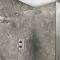 Milano Otto - Modern Thermostatic Shower with Wall Mounted Shower Head - Choice of Finish (1 outlet)
