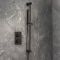 Milano Otto - Modern Thermostatic Shower with Riser Rail Kit - Choice of Finish (1 Outlet)