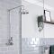 Milano Elizabeth - Traditional Rigid Riser with Shower Head - Chrome