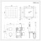 Milano Preto - Twin Diverter Thermostatic Shower Valve with 400mm Recessed Head and Hand Shower (2 Outlet) - Black