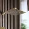 Milano Lyra - Thermostatic Shower with Diverter, 300mm Shower Head and Hand Shower (2 Outlet) - Brushed Brass