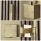 Milano Lyra - Thermostatic Shower with Diverter, 400mm Recessed Head and Hand Shower (2 Outlet) - Brushed Brass