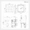 Milano Preto - Twin Diverter Thermostatic Shower Valve with 400mm Recessed Head and Riser Rail with Hand Shower (2 Outlet) - Black