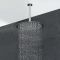 Milano Mirage - Chrome Thermostatic Shower with Diverter, Ceiling Mounted Shower Head and Hand Shower (2 Outlet)