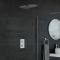 Milano Mirage - Chrome Thermostatic Shower with Diverter and Waterblade Shower Head (2 Outlet)