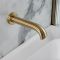 Milano Elizabeth - Brushed Brass Traditional Thermostatic Shower with Diverter, Riser Rail and Bath Spout (2 Outlet)