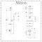 Milano Elizabeth - Chrome and White Traditional Thermostatic Shower with Diverter, Shower Head, Ceiling Arm and Riser Rail (2 Outlet)