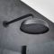 Milano Elizabeth - Black Traditional Thermostatic Shower with Diverter, Shower Head and Hand Shower (2 Outlet)