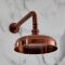 Milano Elizabeth - Brushed Copper Traditional Thermostatic Shower with Diverter, Hand Shower and Shower Head (2 Outlet)