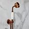 Milano Elizabeth - Brushed Copper Traditional Thermostatic Shower with Diverter, Hand Shower and Shower Head (2 Outlet)