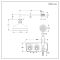 Milano Elizabeth - Brushed Brass Traditional Thermostatic Shower with Diverter, Shower Head and Hand Shower (2 Outlet)
