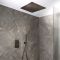 Milano Otto - Modern Thermostatic Shower with Recessed Shower Head and Hand Shower - Choice of Finish (2 Outlets)