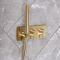 Milano Otto - Modern Twin Diverter Thermostatic Shower Valve with Hand Shower - Choice of Finish
