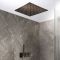 Milano Otto - Modern Thermostatic Shower with Diverter, Recessed Shower Head and Hand Shower (2 Outlet) - Choice of Finish
