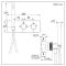 Milano Otto - Modern Thermostatic Shower with Diverter, Recessed Shower Head and Hand Shower (2 Outlet) - Choice of Finish