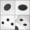 Milano Breeze - Whirlpool Corner Spa Bath - 1400mm x 1400mm - Black