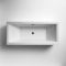 Milano Elswick - 1700mm x 750mm Modern Square Double Ended Bath - Choice of Panels